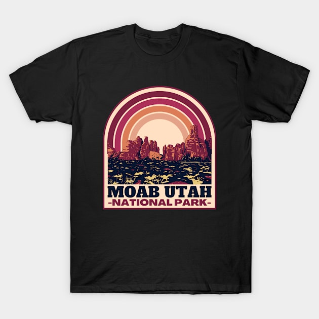 Retro Moab T-Shirt by FullOnNostalgia